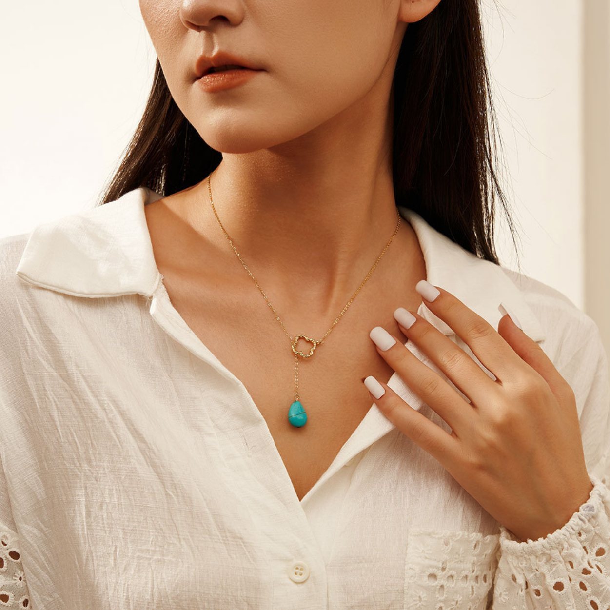 Golden Elegance Infinity Necklace