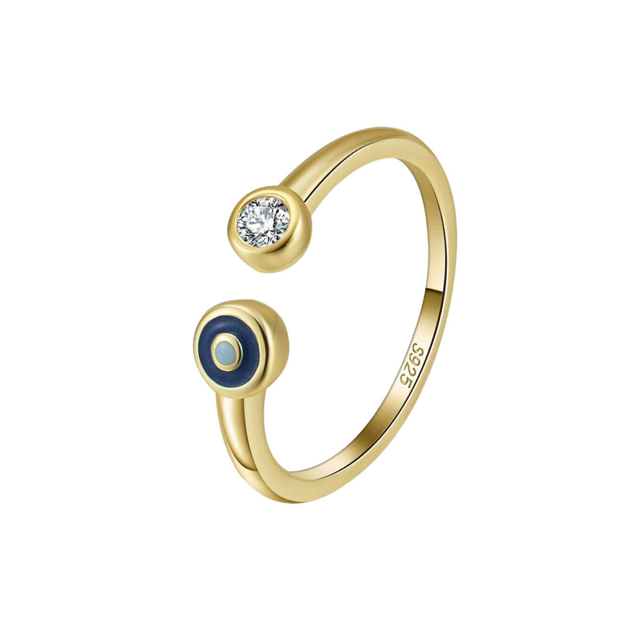 Golden Edge Silver 14K Gold Plating Ring