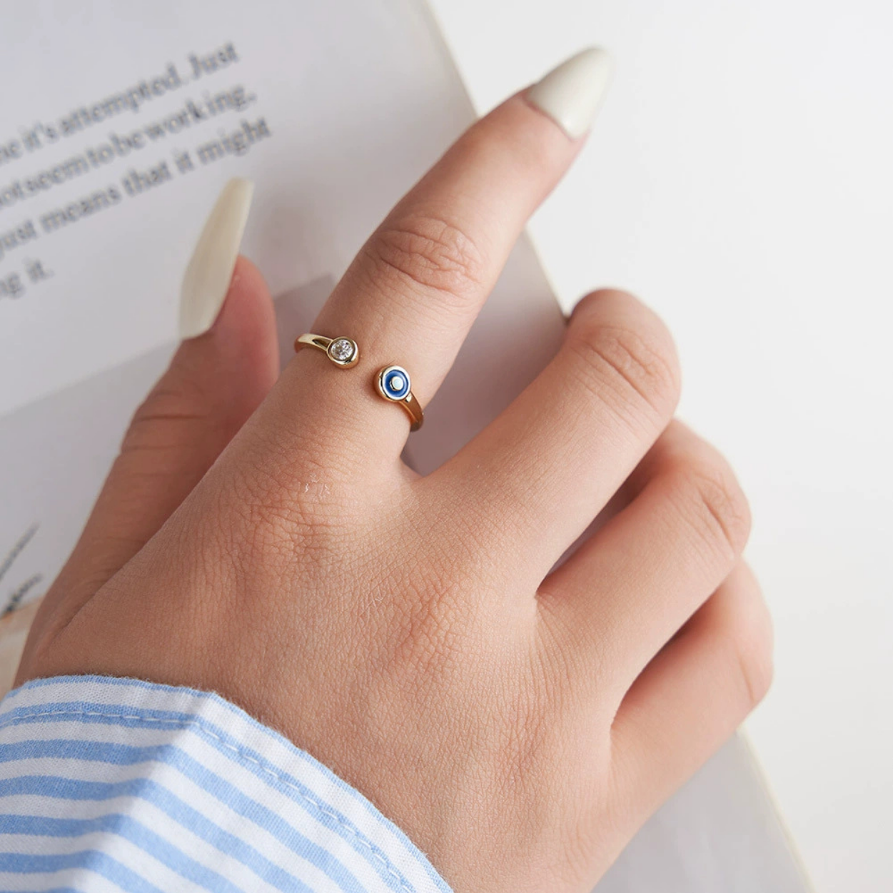 Golden Edge Silver 14K Gold Plating Ring