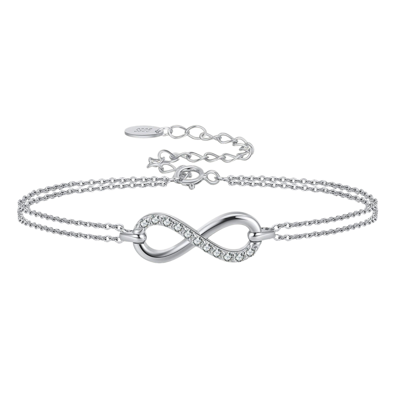 Elegance Knot Silver Bracelet