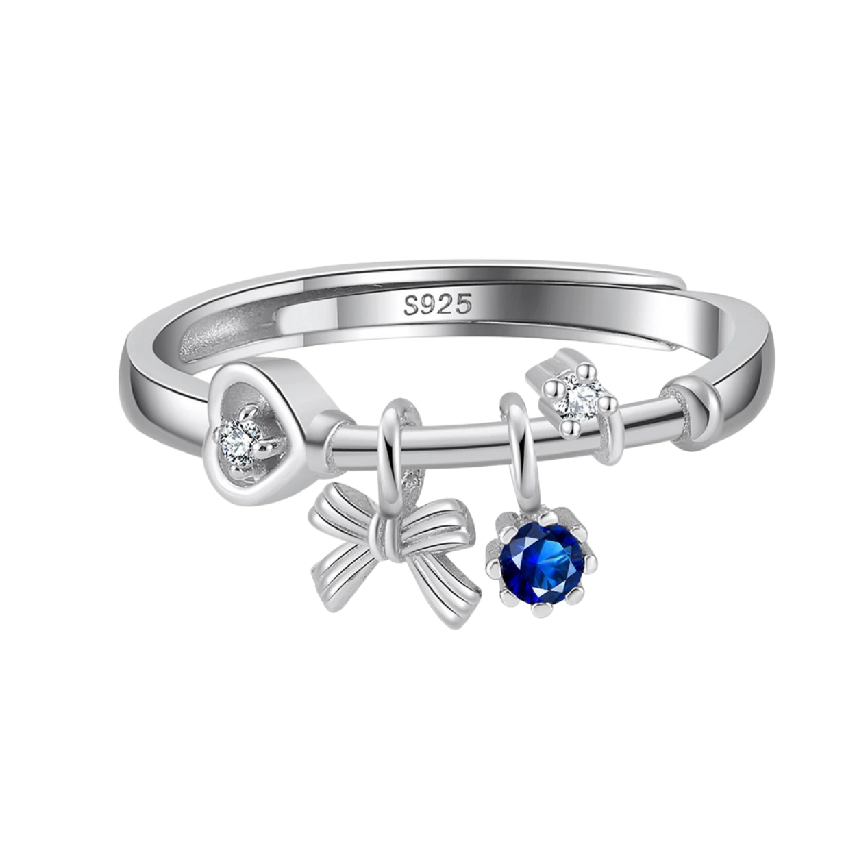 Elegant Bow Flower Ring