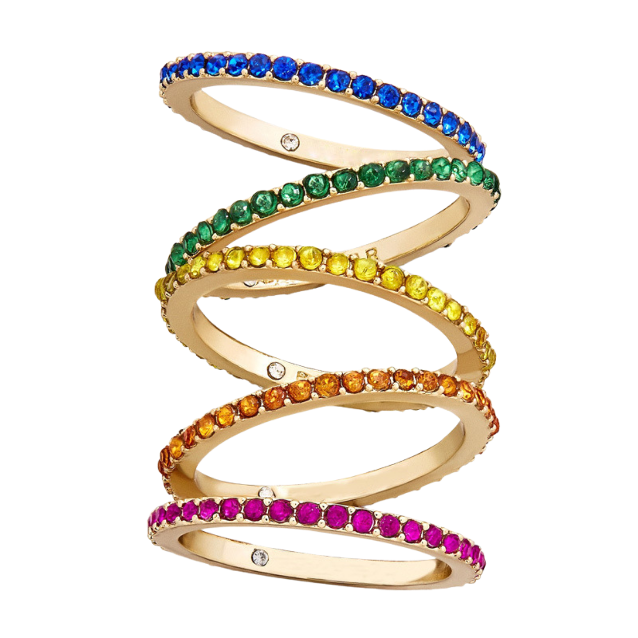 Endless Sparkle Silver Infinity Ring
