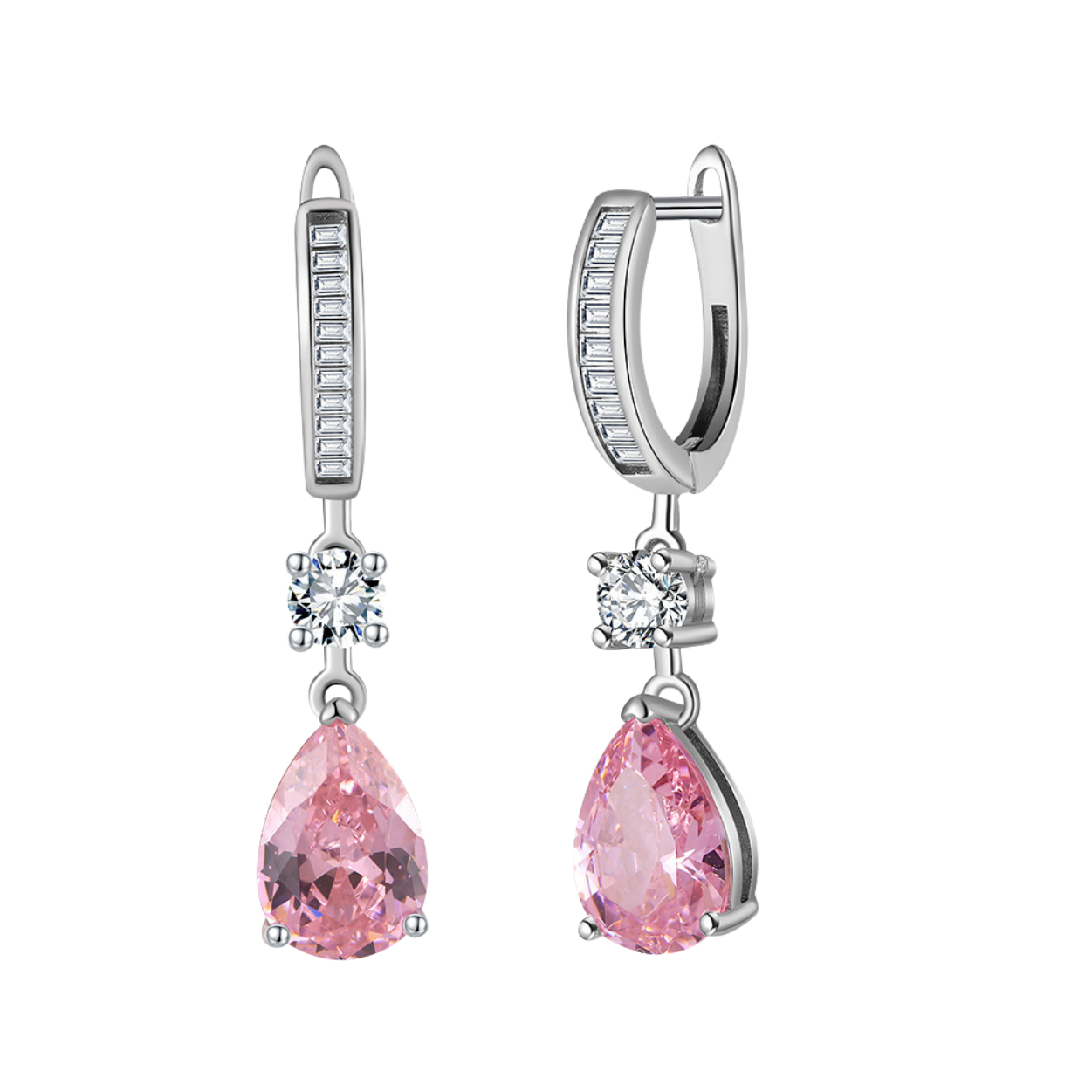 Ice Blossom Silver Earring