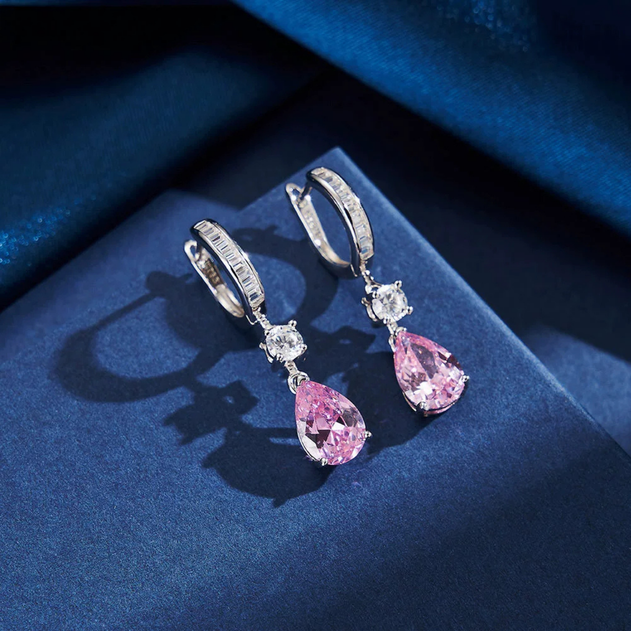 Ice Blossom Silver Earring