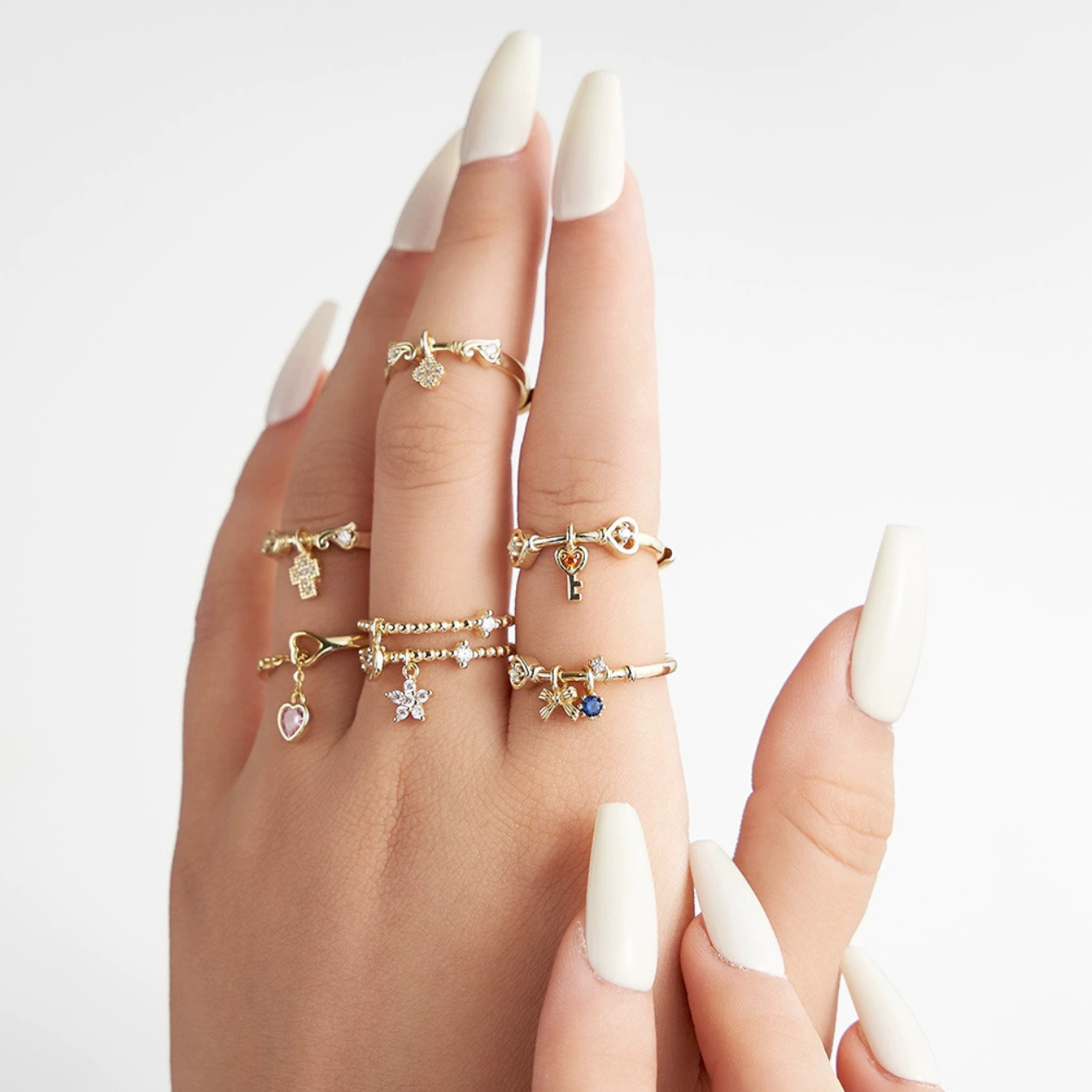 Elegant Bow Flower Ring