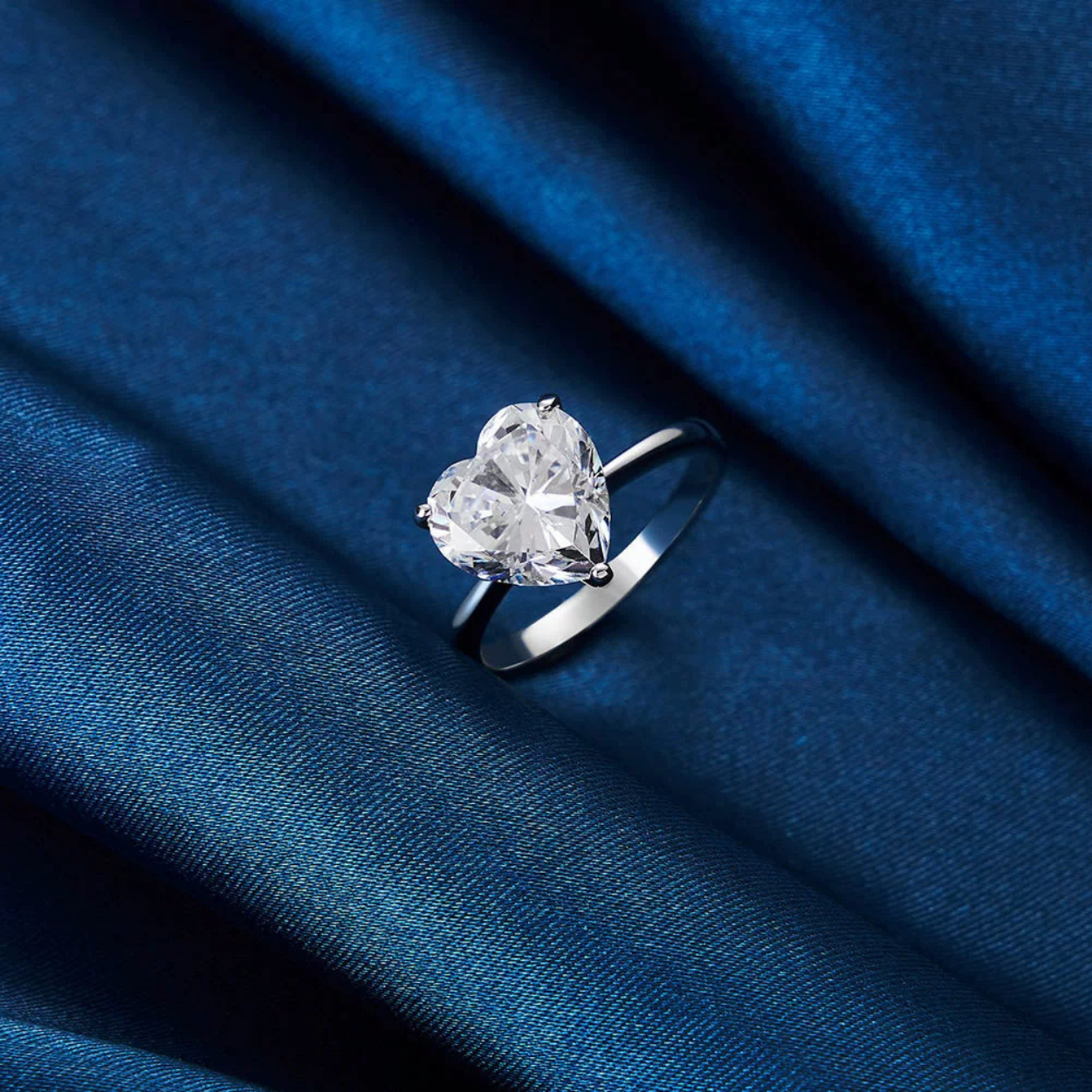 Radiant Love Silver Ring