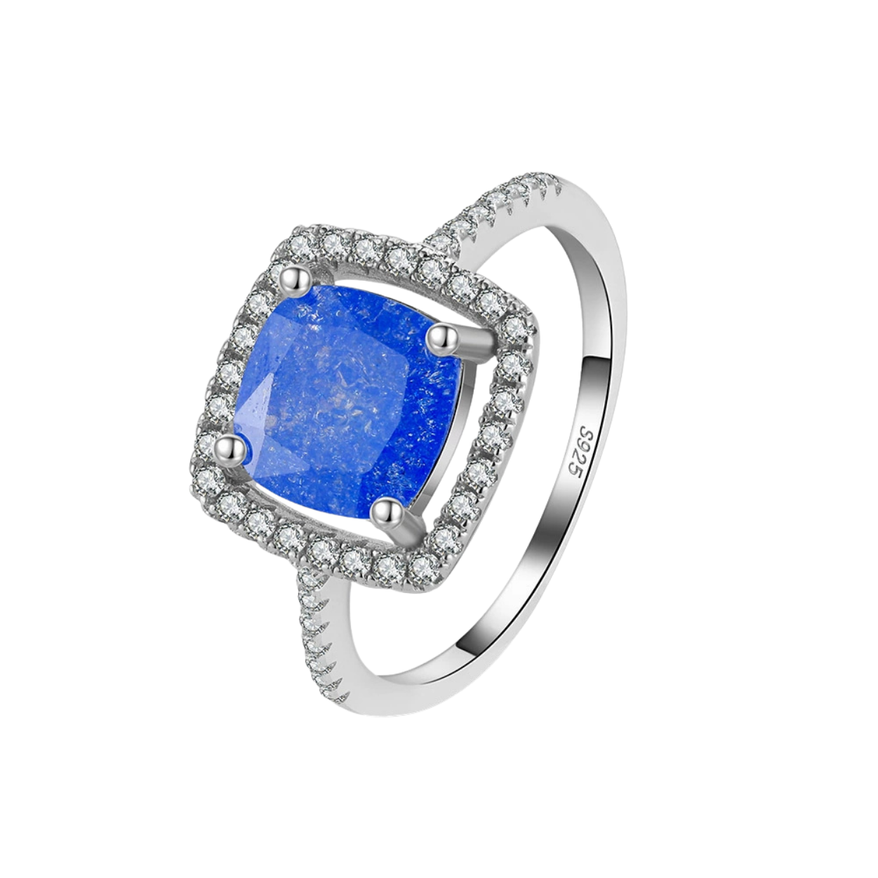 Blue Radiance Silver Ring