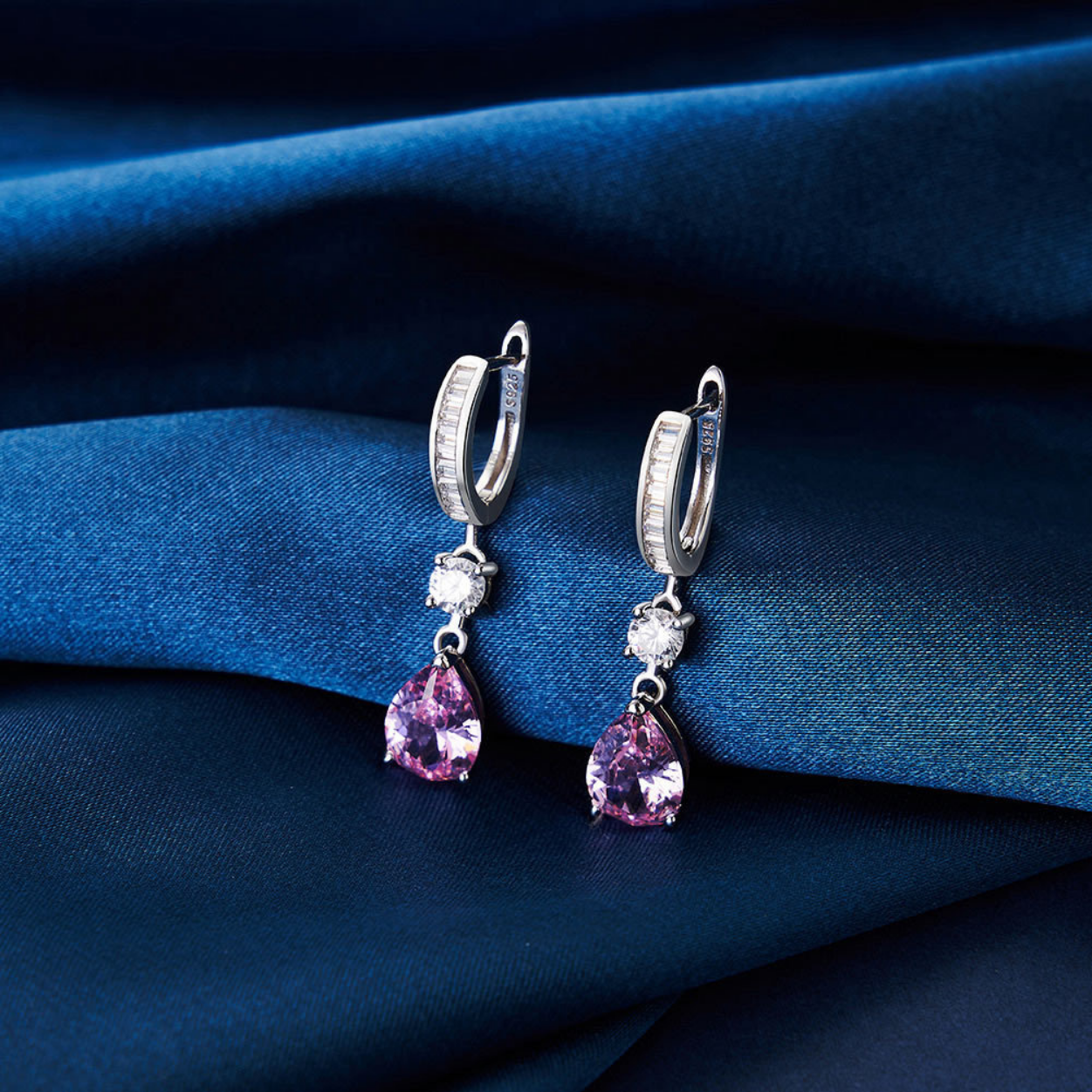 Ice Blossom Silver Earring