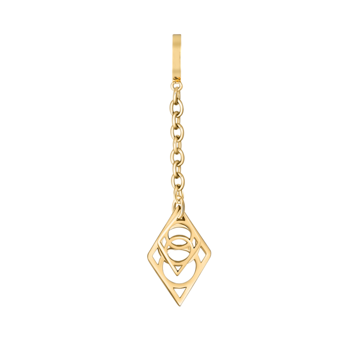Emblem Manijewel Charm In Yellow Gold