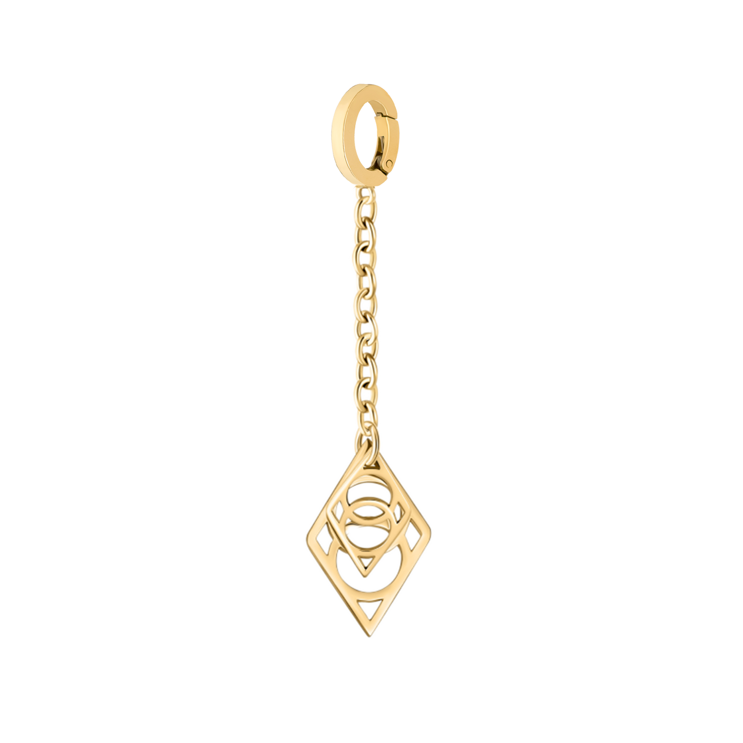 Emblem Manijewel Charm In Yellow Gold