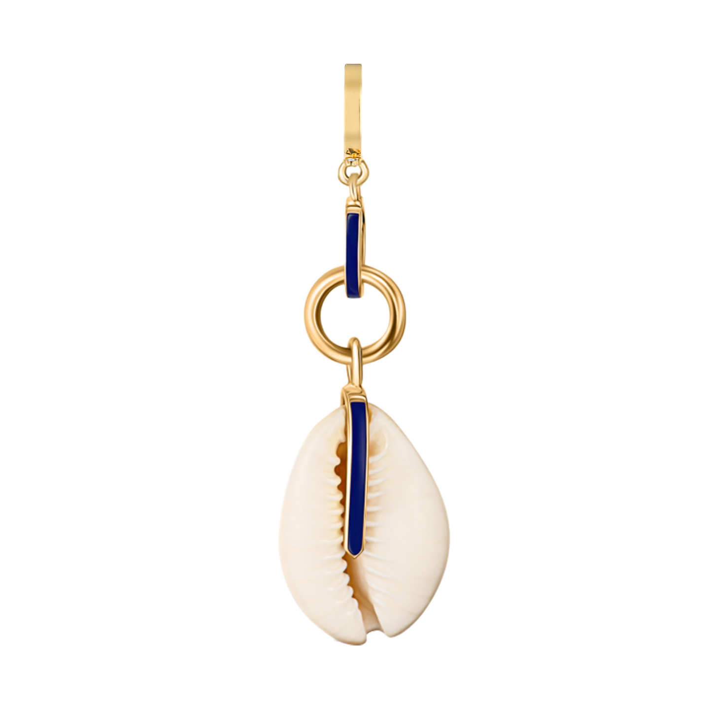 Blue Shell Manijewel Charm