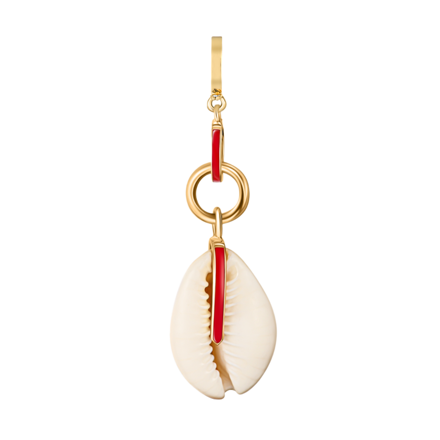 Red Shell Manijewel Charm