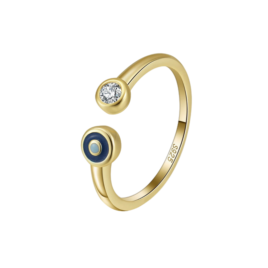 Golden Edge Silver 14K Gold Plating Ring