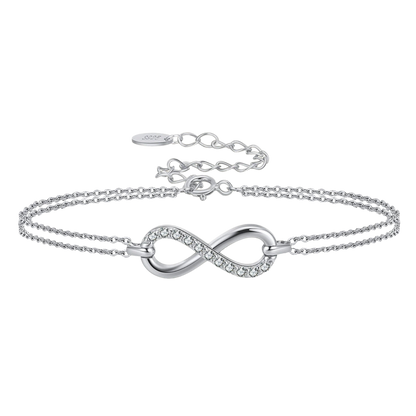 Elegance Knot Silver Bracelet