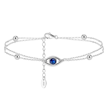 Double Layer Gold-Plated Silver Anklet