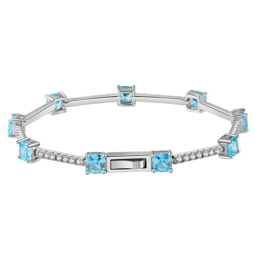 Ocean Spark Silver Tennis Bracelet