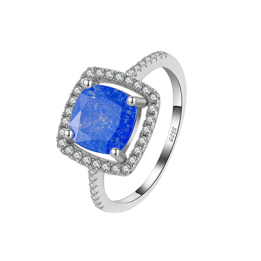 Blue Radiance Silver Ring