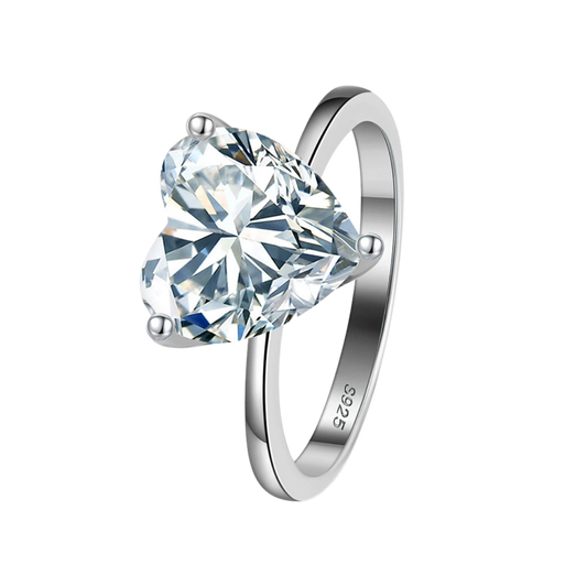 Radiant Love Silver Ring
