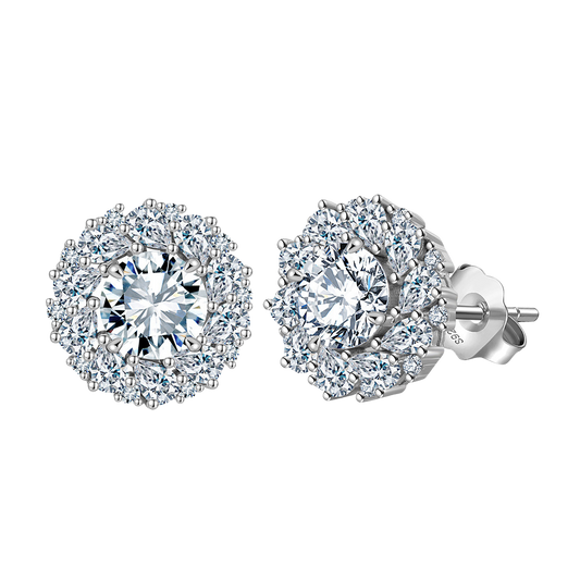 Timeless Geometry Silver Earrings