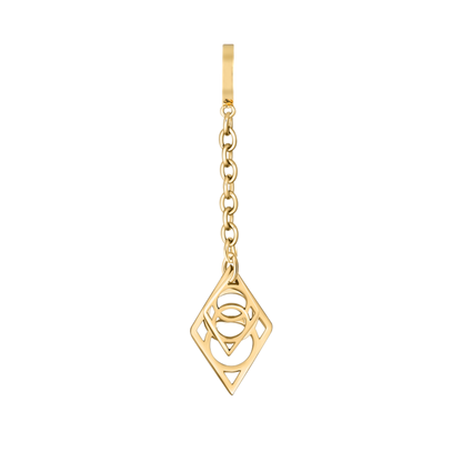 Emblem Manijewel Charm In Yellow Gold