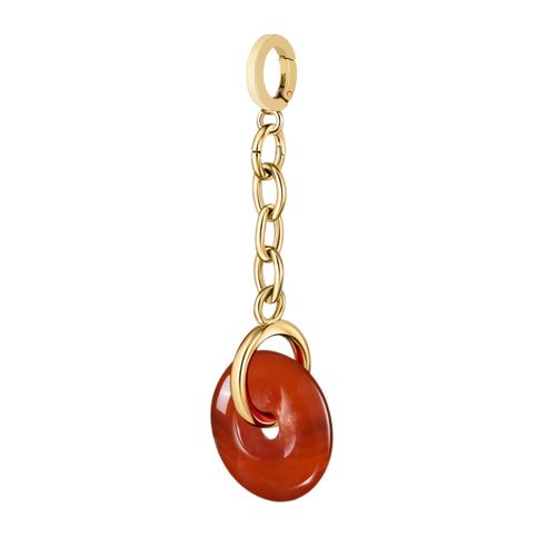 Red Agate Manijewel Charm