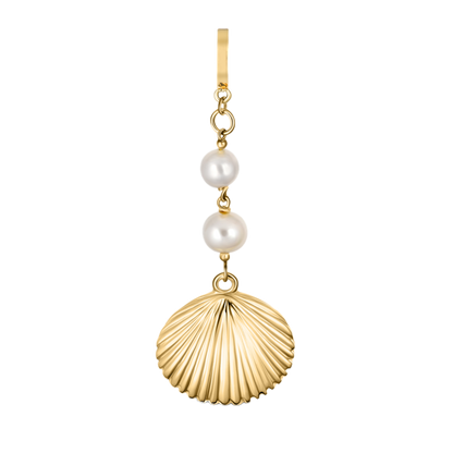 Pearlescent Shell Manijewel Charm In Yellow Gold