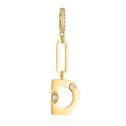 Letter Manijewel Charm
